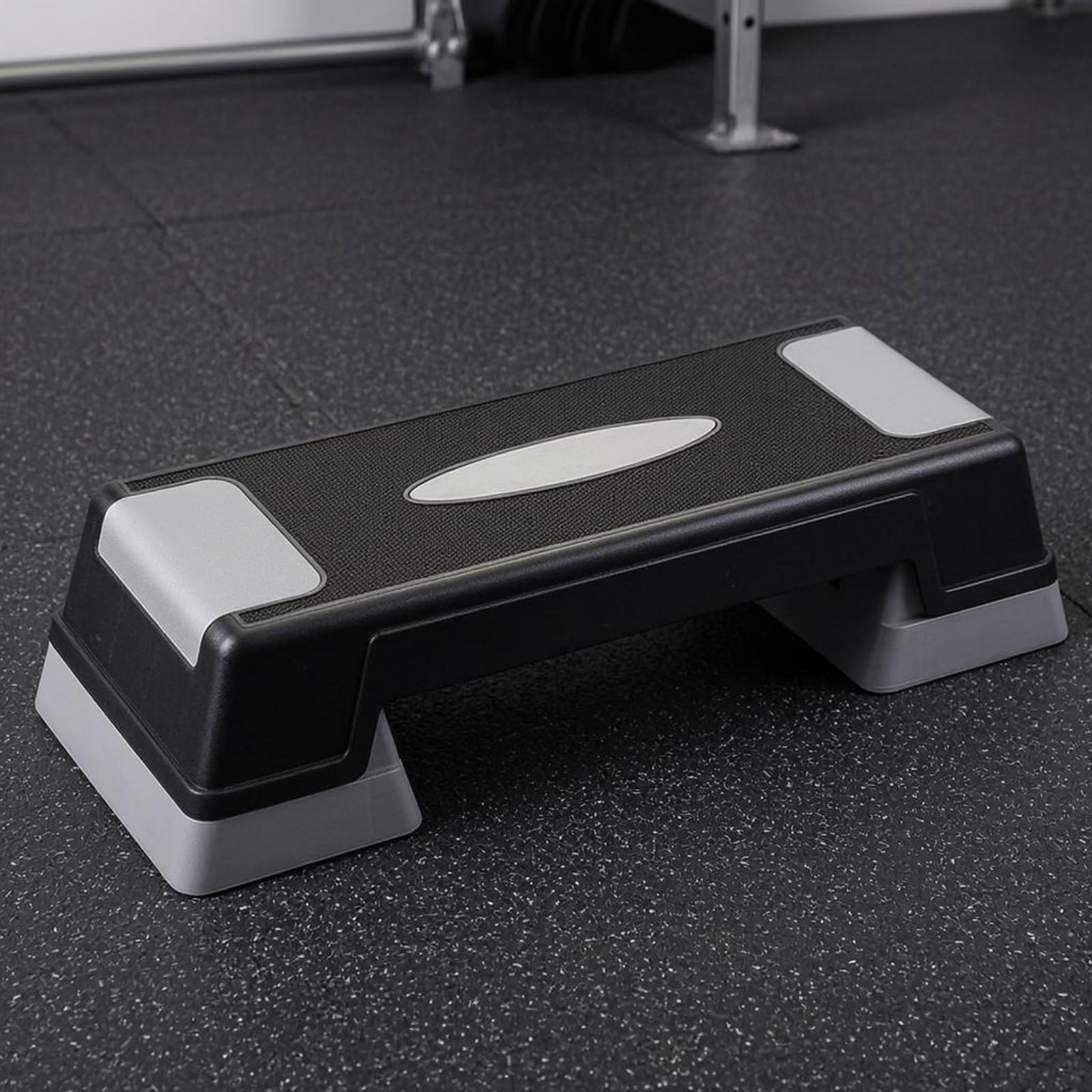 Verstellbarer Aerobic-Step Höhenverstellbar Fitness-Stepplattform Strukturiert Stepbrett für Fitnessstudio