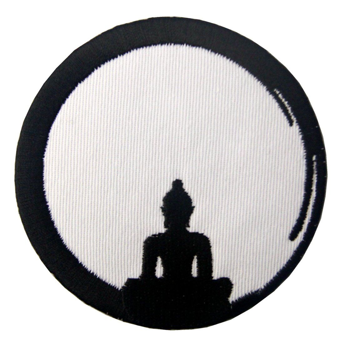 Zegin Birth To Death Buddha Buddhism Zen Embroidered Badge Iron On Sew On Patch