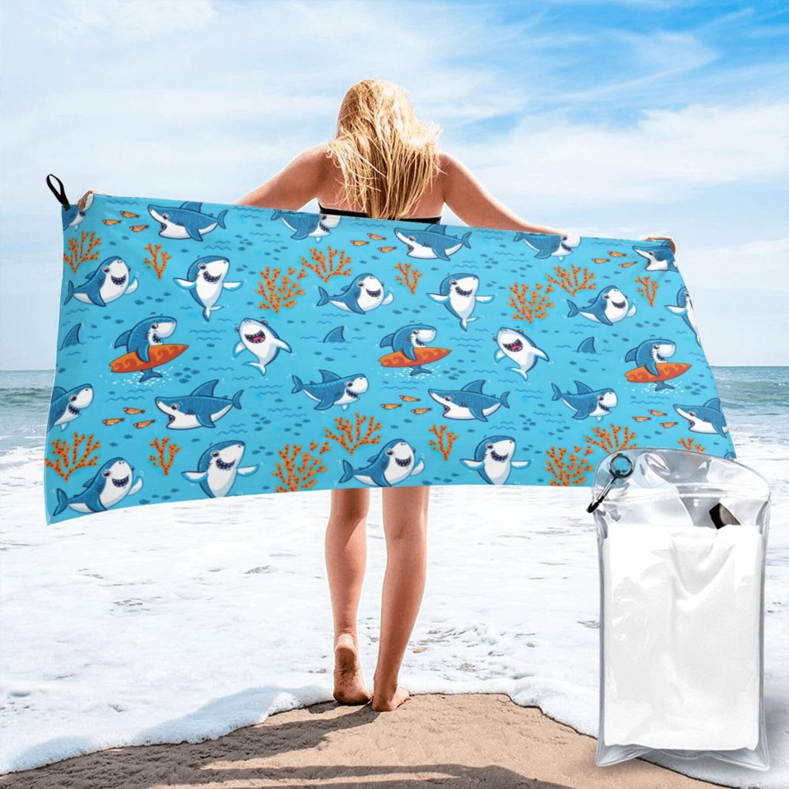 Serviette séchage rapide drap de bain microfibre pour voyage gym et sport