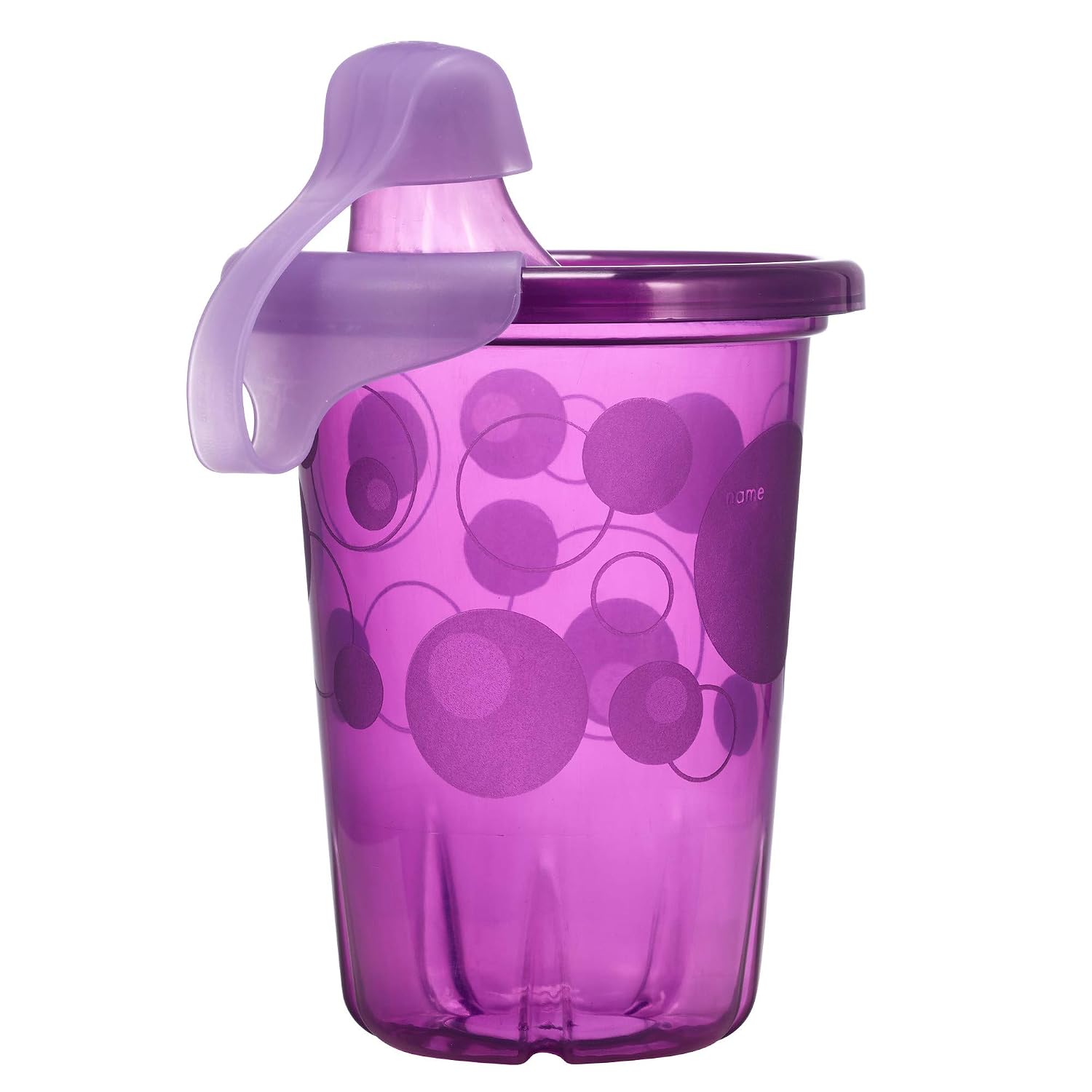 The First Years Take & Toss Straw Cups 10 Ounce - 4 Pack -Pink/Purple, Multi