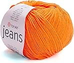 Yarn Art Yarnart Jeans Yarn, Amigurumi Cotton Yarn, Cotton Yarn Crocheting, Knitting Yarn, amigurumi Cotton Yarn, Turkish Yarn, 55% Cotton €“ 45% PAC (Poliacrylic) Color (77)