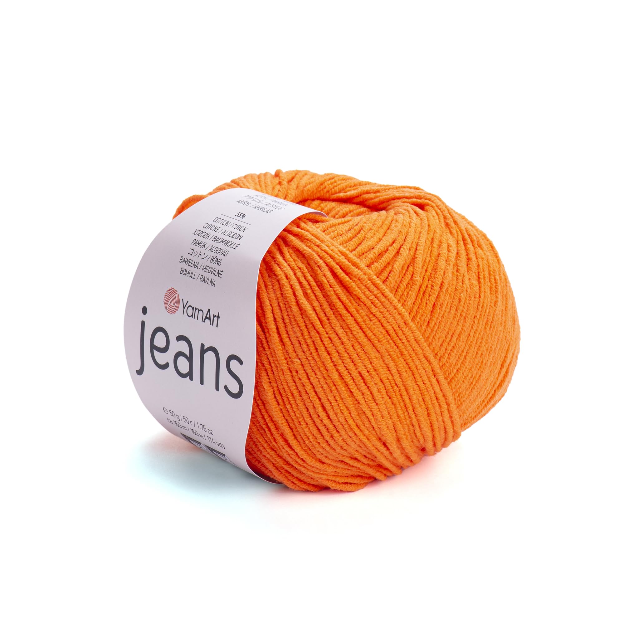 YarnArt Amigurumi Cotton Yarn for Crocheting & Knitting, Turkish Yarn 55% Cotton €“ 45% PAC (Poliacrylic), Color (77) — image 1