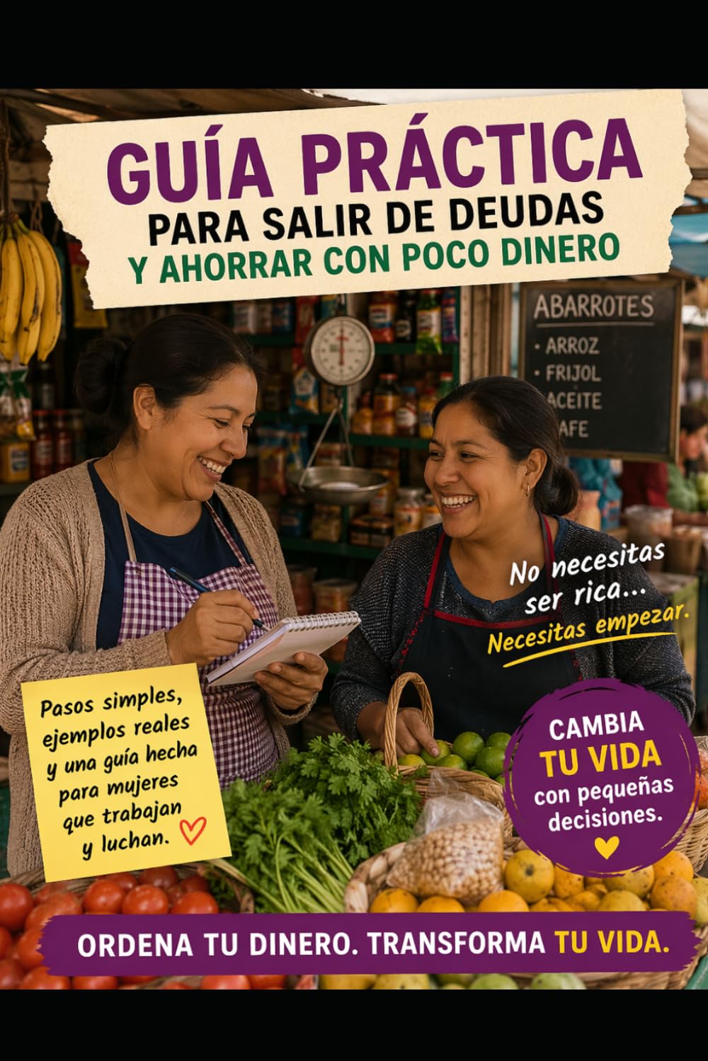 Guía práctica para salir de deudas y ahorrar con poco dinero