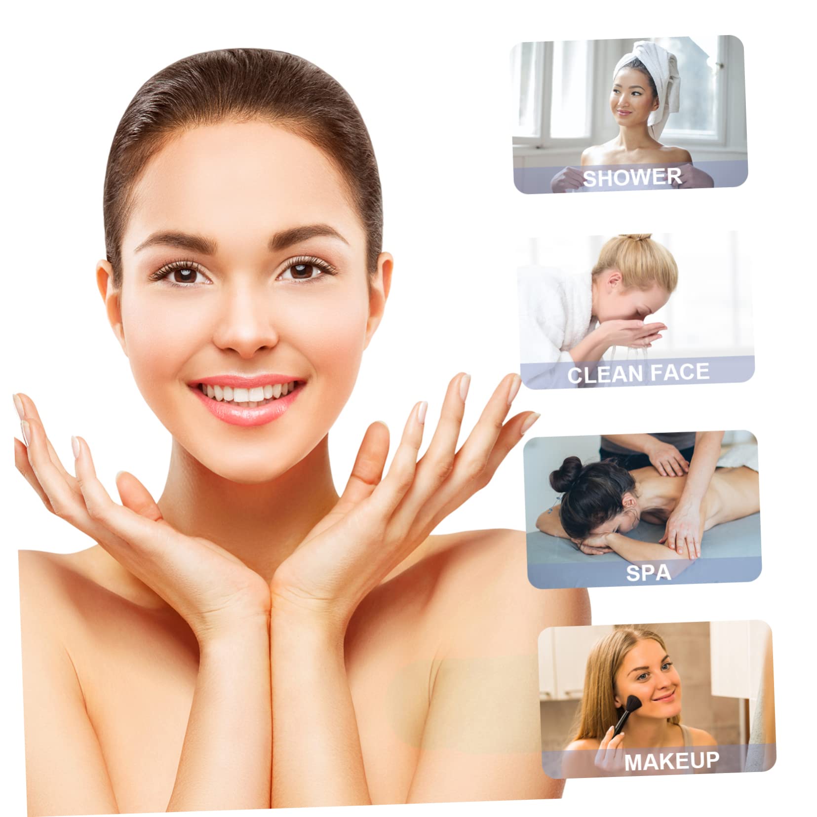 DOITOOL Juego De 4 Toallas Absorbentes para Cabello Rizado para Mujeres Y Niñas.