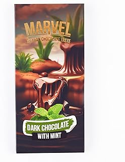 لوح شوكولاتة غامقة بالنعناع من مارفل، 90 جرام