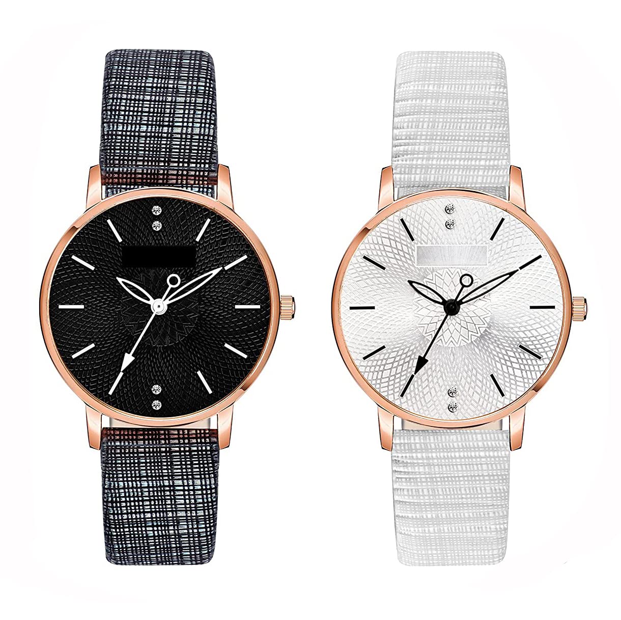 CX With CORXIL Special Super Quality Analog Watches Combo for Women (Pack of 2, Black-White) (B0B56FCHHC) Amazon Price History, Amazon Price Tracker