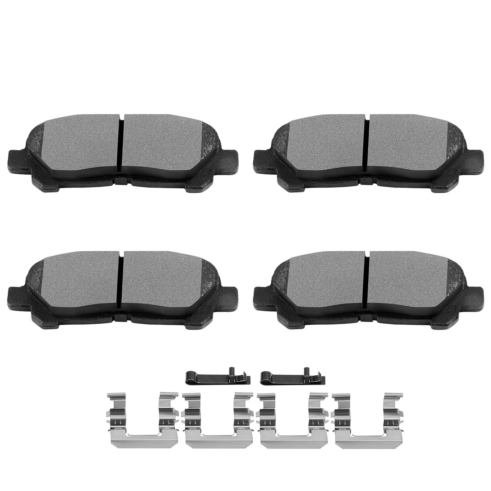 SCITOO D1325 Rear Ceramic Brake Pads Sets Fit For Toyota Highlander 2008-2013