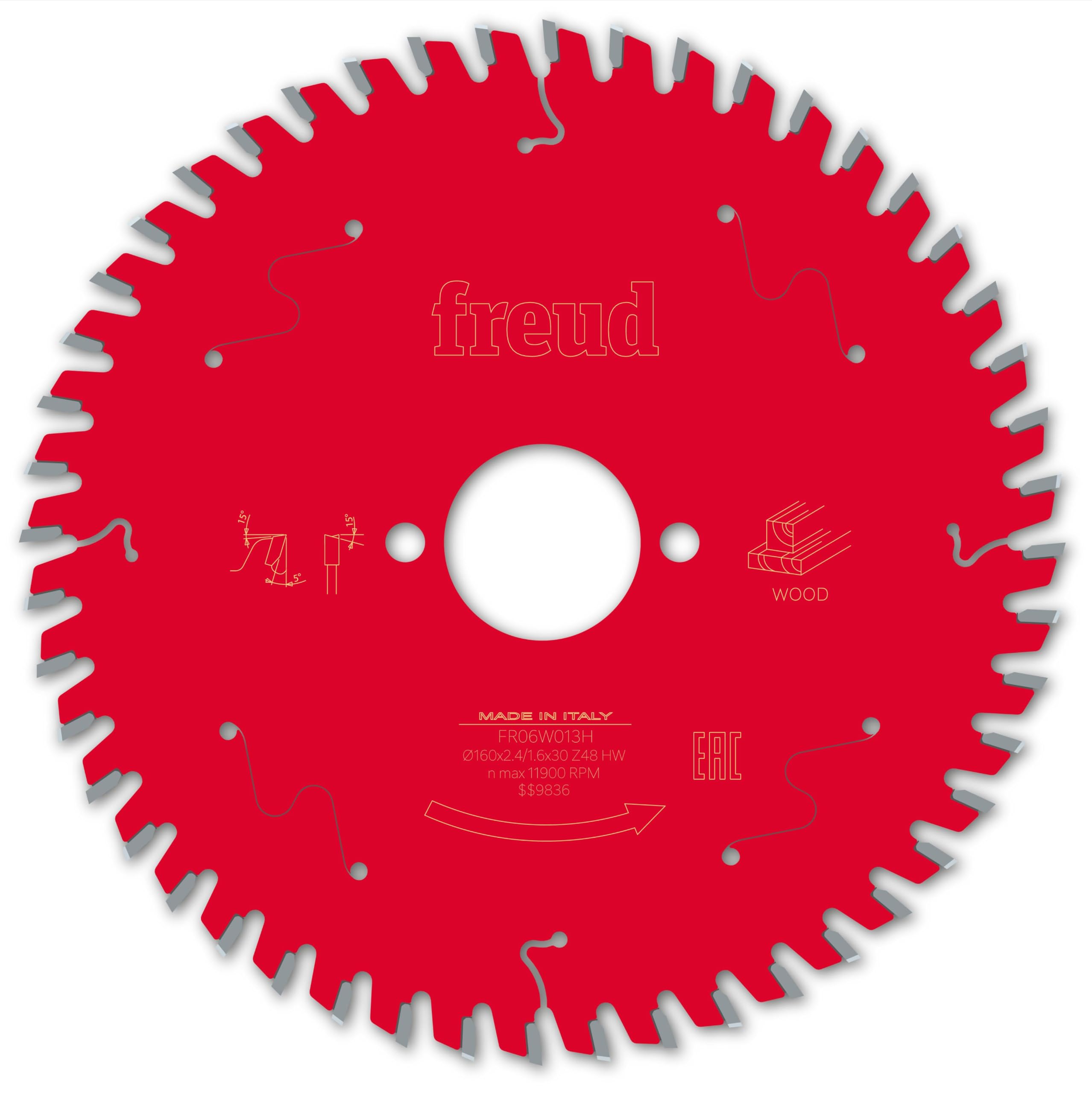 Freud Silver Lp40m Solid Wood Cutting Circular Saw Blade 160Mm 40T 30Mm