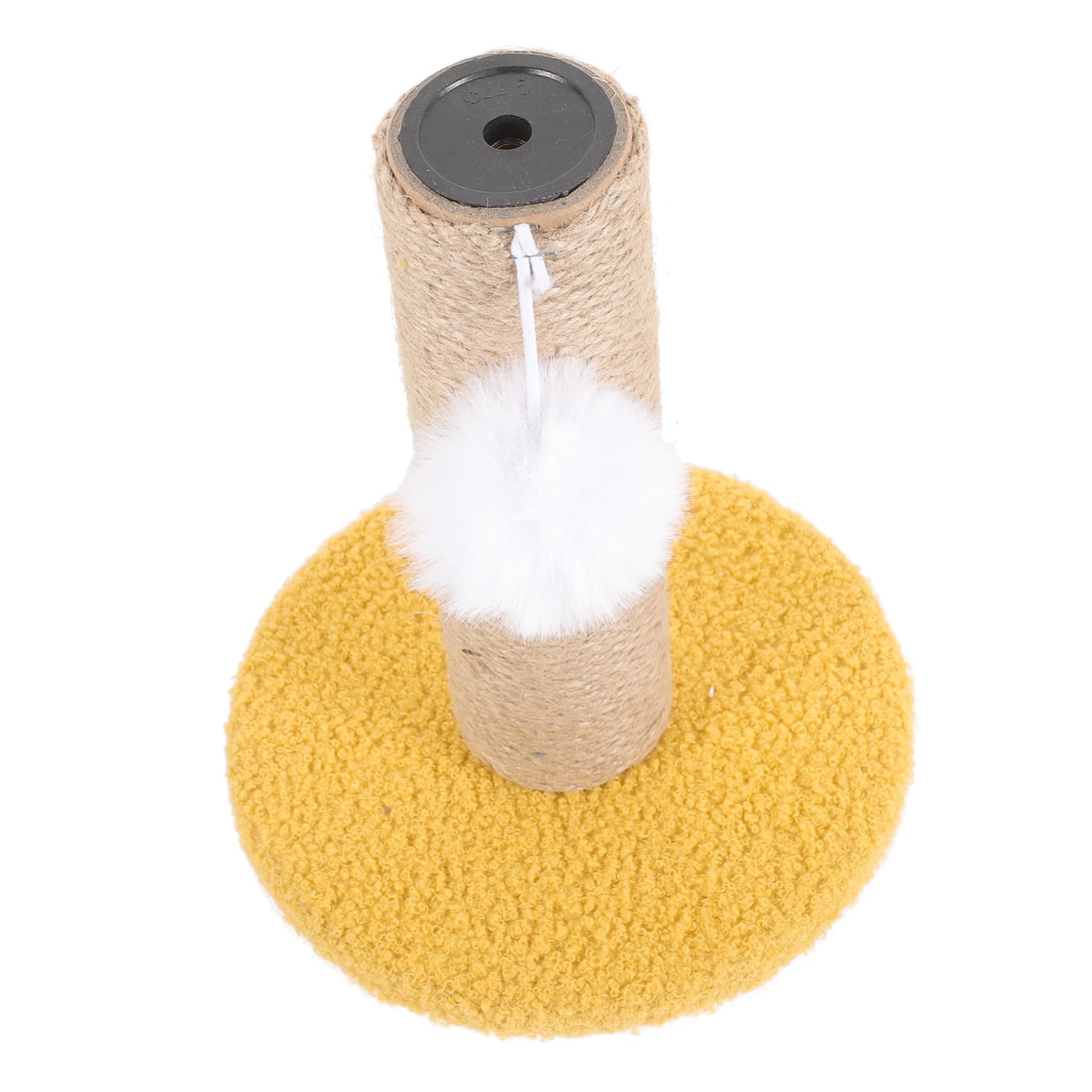 Garneck Vertical Cat Scratching Post with Hanging Ball Comfortable Safe Cat Scratcher Reusable Wear Resistant Design for Relaxation Play Climbing Prevents Furniture Damage