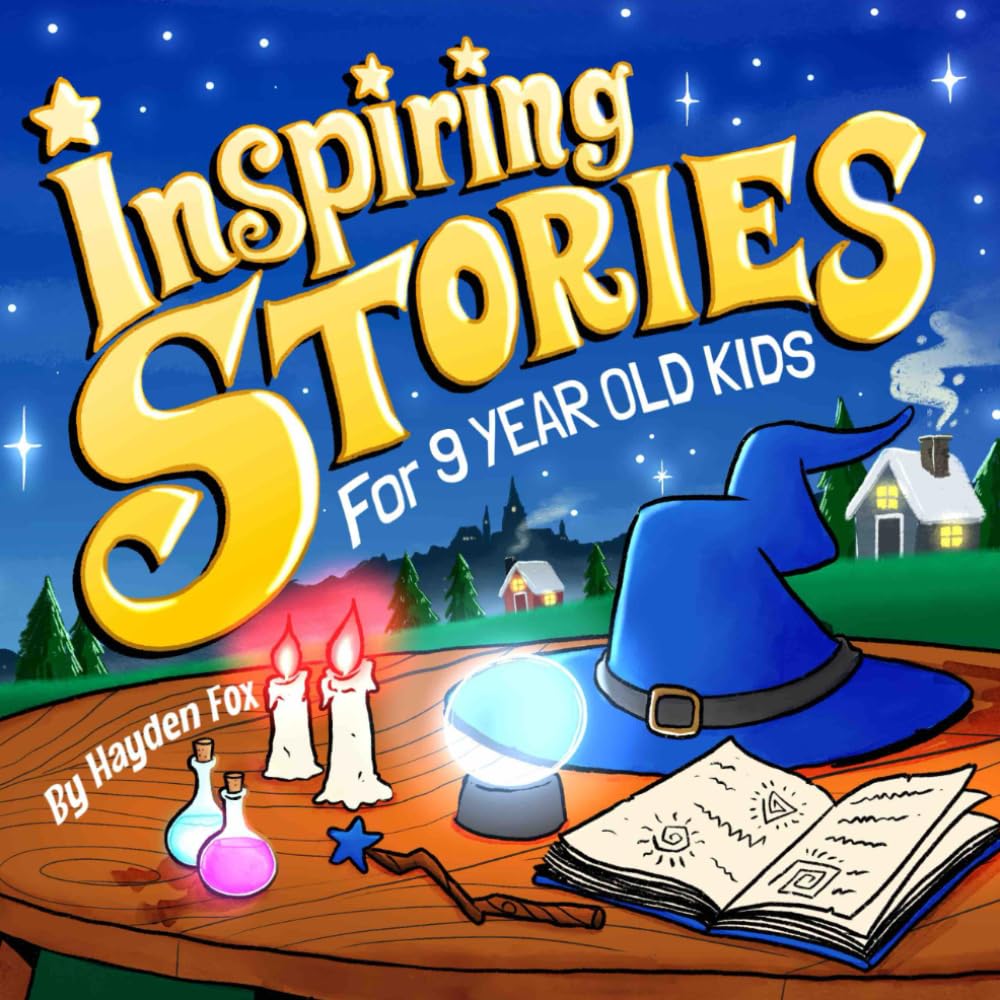 Inspiring Stories For 9 Year Old Kids: An Inspirational Fantasy Themed Book To Teach Young Readers About Bravery, Self-Love, Confidence, and Friendship