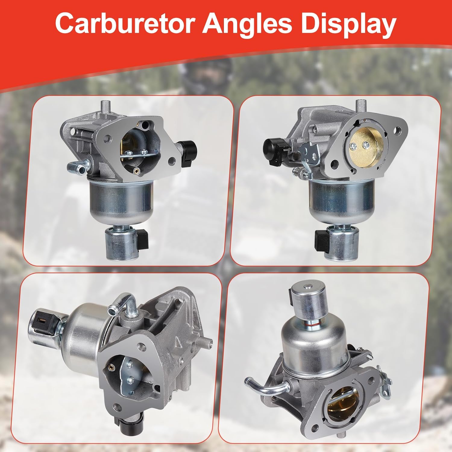 Carburetor for Kohler 7000 Series KT725 KT730 KT735 KT740 KT745 22HP 23HP 24HP 25HP 26HP Engines Carb with Air Oil Filter Fuel Pump Maintenance Kit Replaces 16 853 19S, 32 853 63S, 32 853 67-S