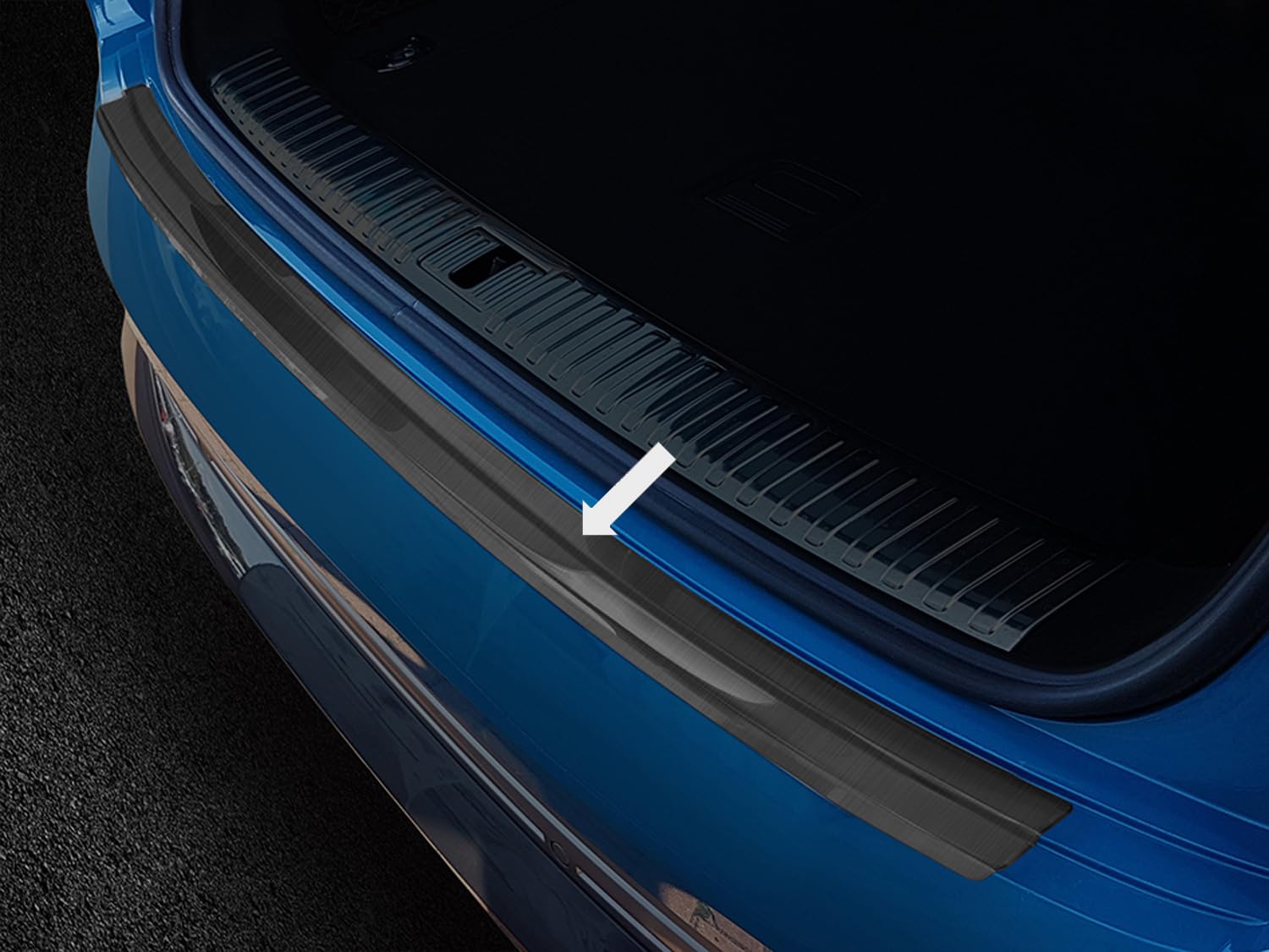 Achterbumperbeschermer Audi e-tron | roestvrij staal