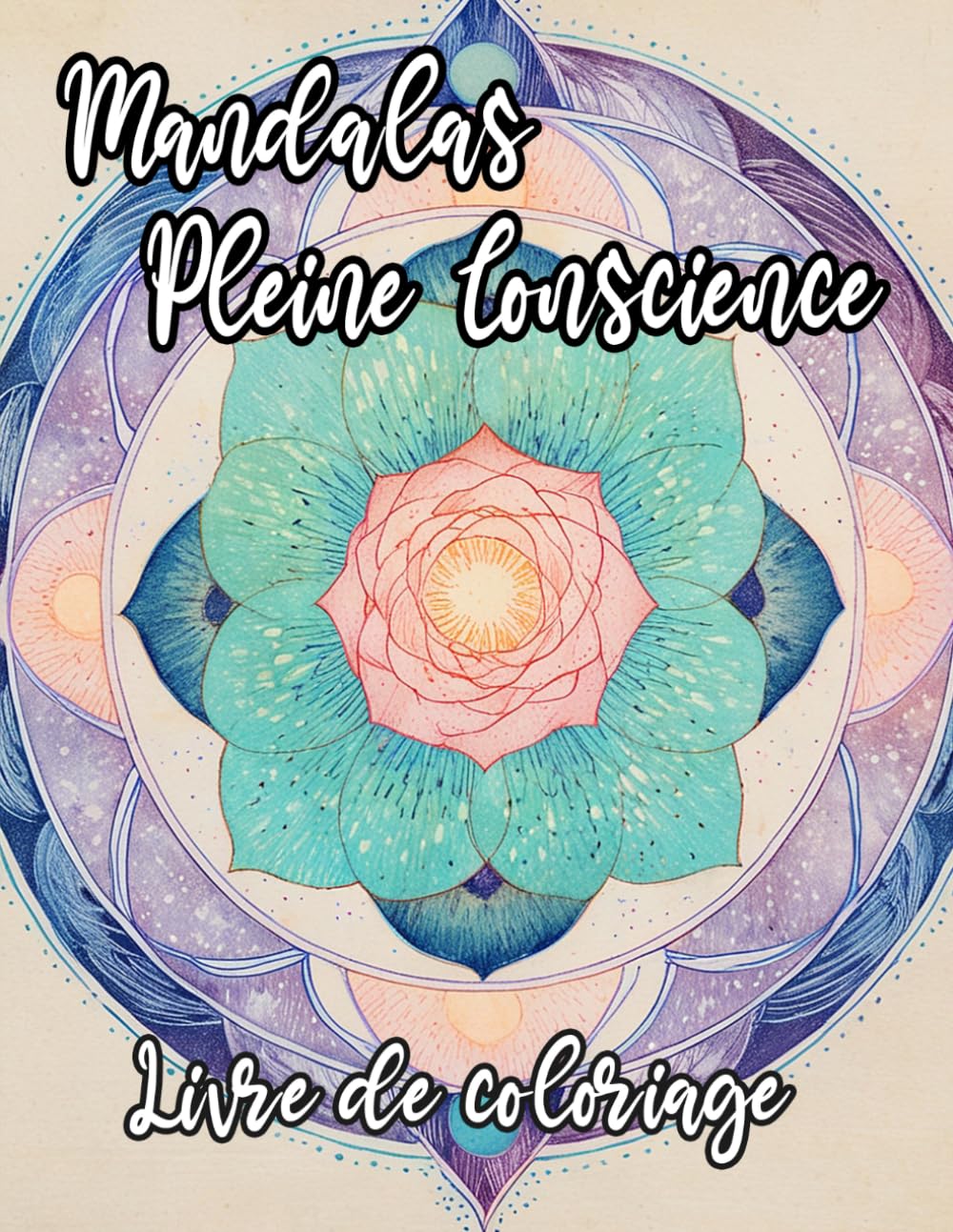 Mandalas Pleine Conscience Livre De Coloriage: Pages A Colorier Aux Motifs Décoratifs Intéressants Art Zen Paisible Motifs Géométriques Créative ... Relaxation | Pour Enfant Adulte Ado Senior