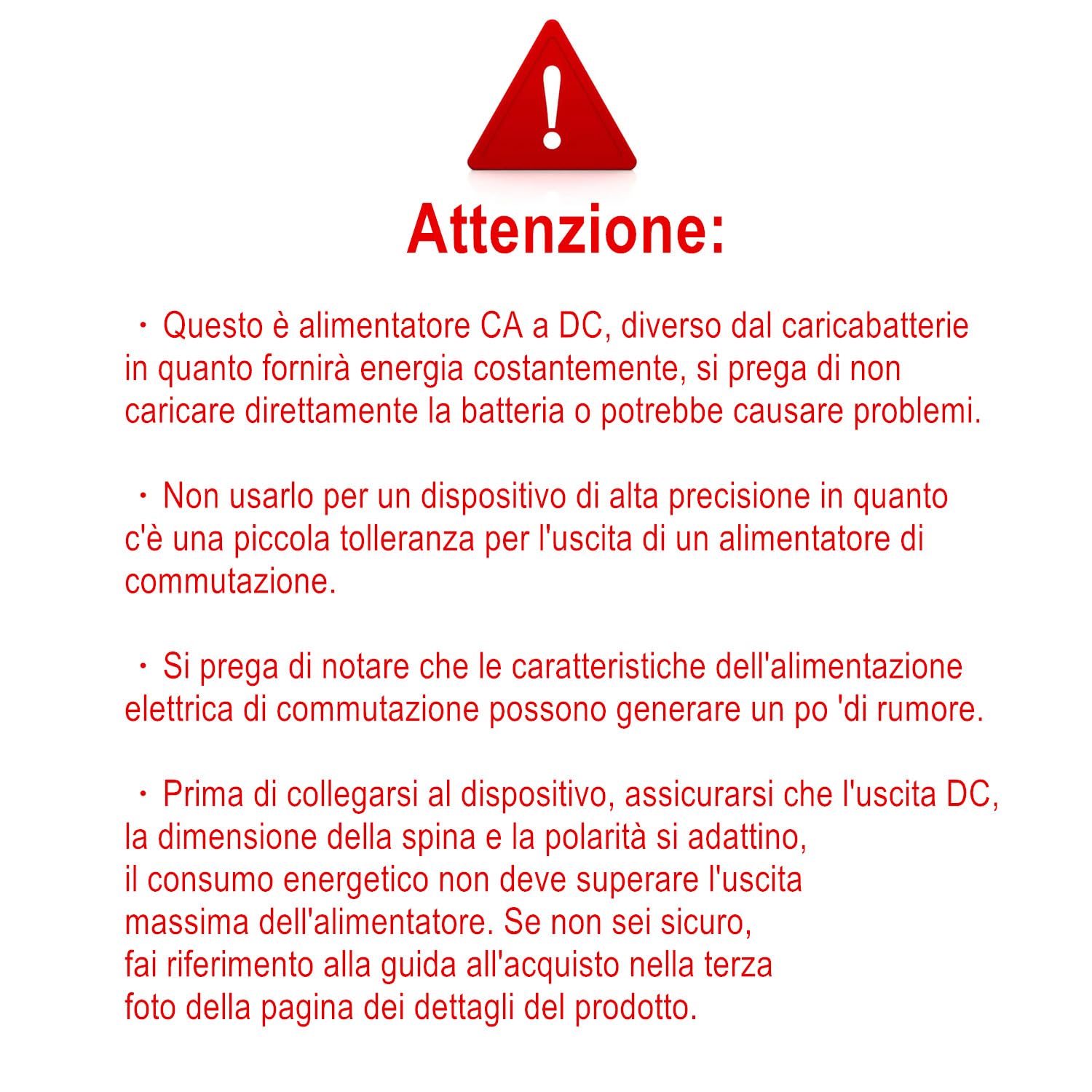 Alimentatore AC 12V 2A AC220V 230V DC12V con 8 adattatori spina Caricabatteria 500mA 1000mA 1500mA 2000mA AC-DC