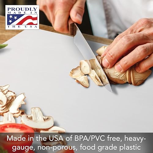 Miniatura 4 de Cut N' Funnel - Tapete grande de plástico flexible de grado pesado para servicio de alimentos, 1 unidad, fabricado en los Estados Unidos, sin BPA,