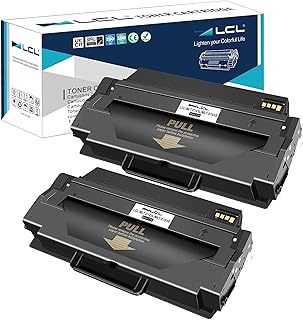 LCL Compatible Toner Cartridge MLT-D103L MLT-D103S 2500 Pages (2 Black) Replacement for Samsung ML-2950 ML-2951 ML-2955 SCX-4729FW SCX-4728FD SCX-4729FD
