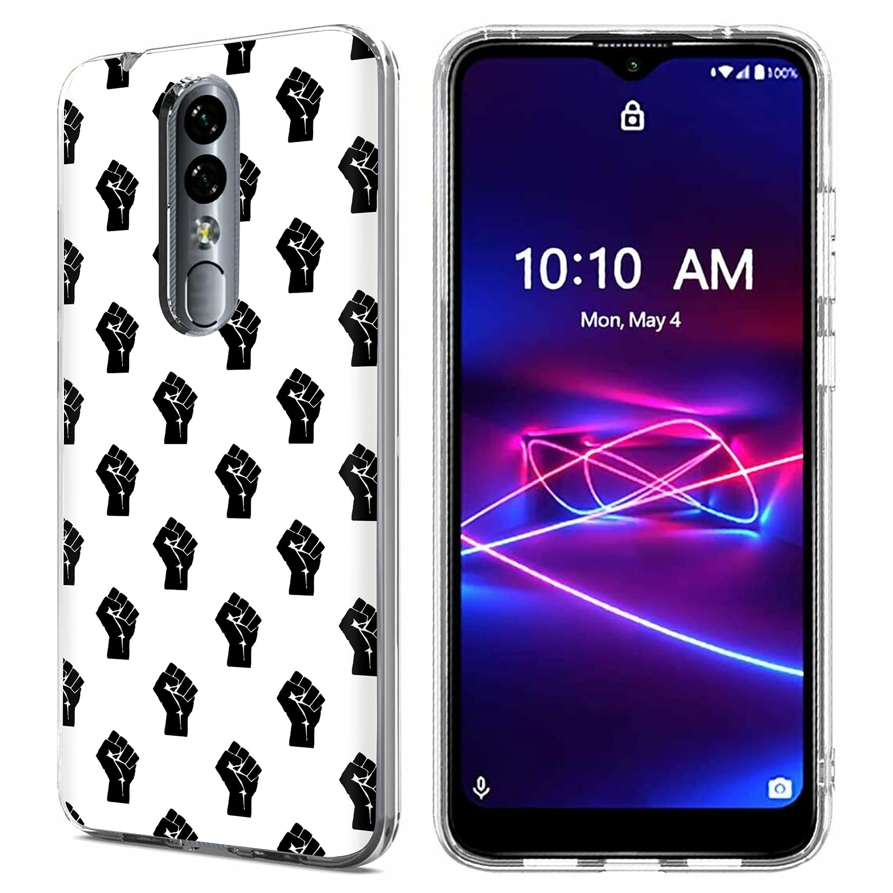 TalkingCase Soft TPU Thin Gel Phone Case Cover for Coolpad Legacy Brisa, Legacy 2, Black Lives Matter Print, Light Weight,Flexible,Soft Cover,Anti-Scratch, Printed in USA