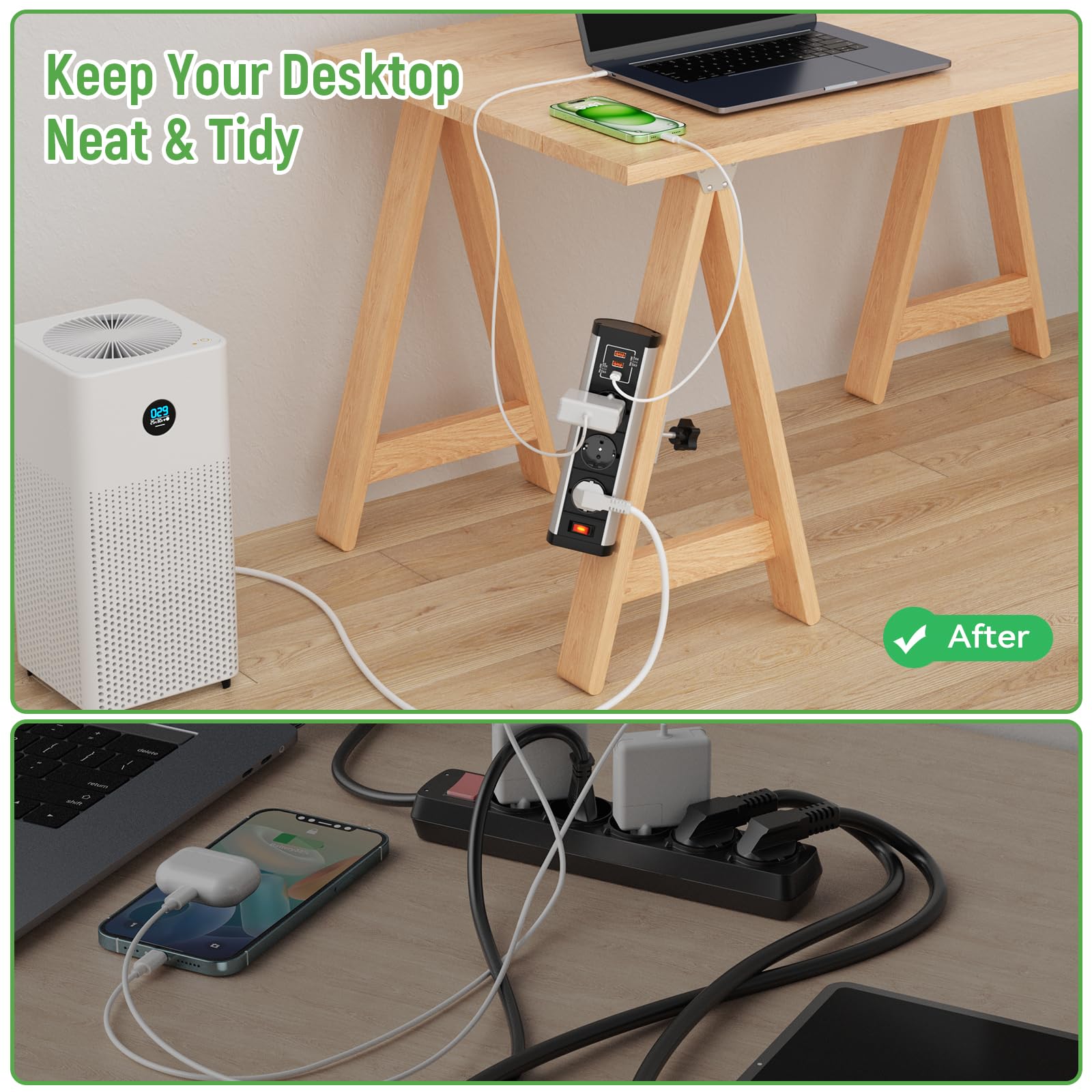 110V-250V 2500W Enchufe USB De La UE, Regleta De Alimentación Para El Hogar Y La Oficina - China Home Power Strip, EU USB Power Strip