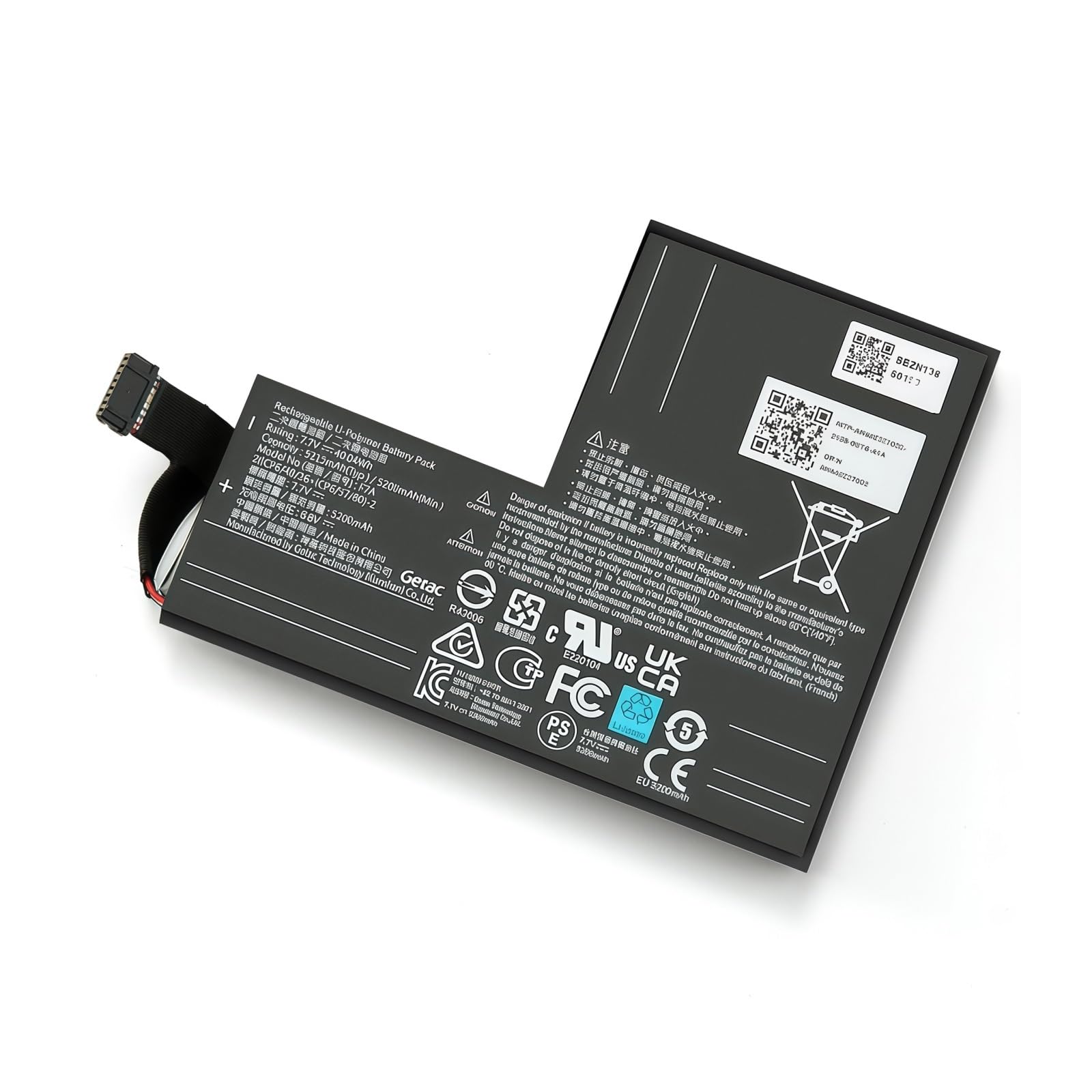 F7A2 8.8V 5200mah Batteria Di Ricambio Compatibile Con Steam Deck Handheld Gamepad Controller Batteria Ricaricabile Accessori