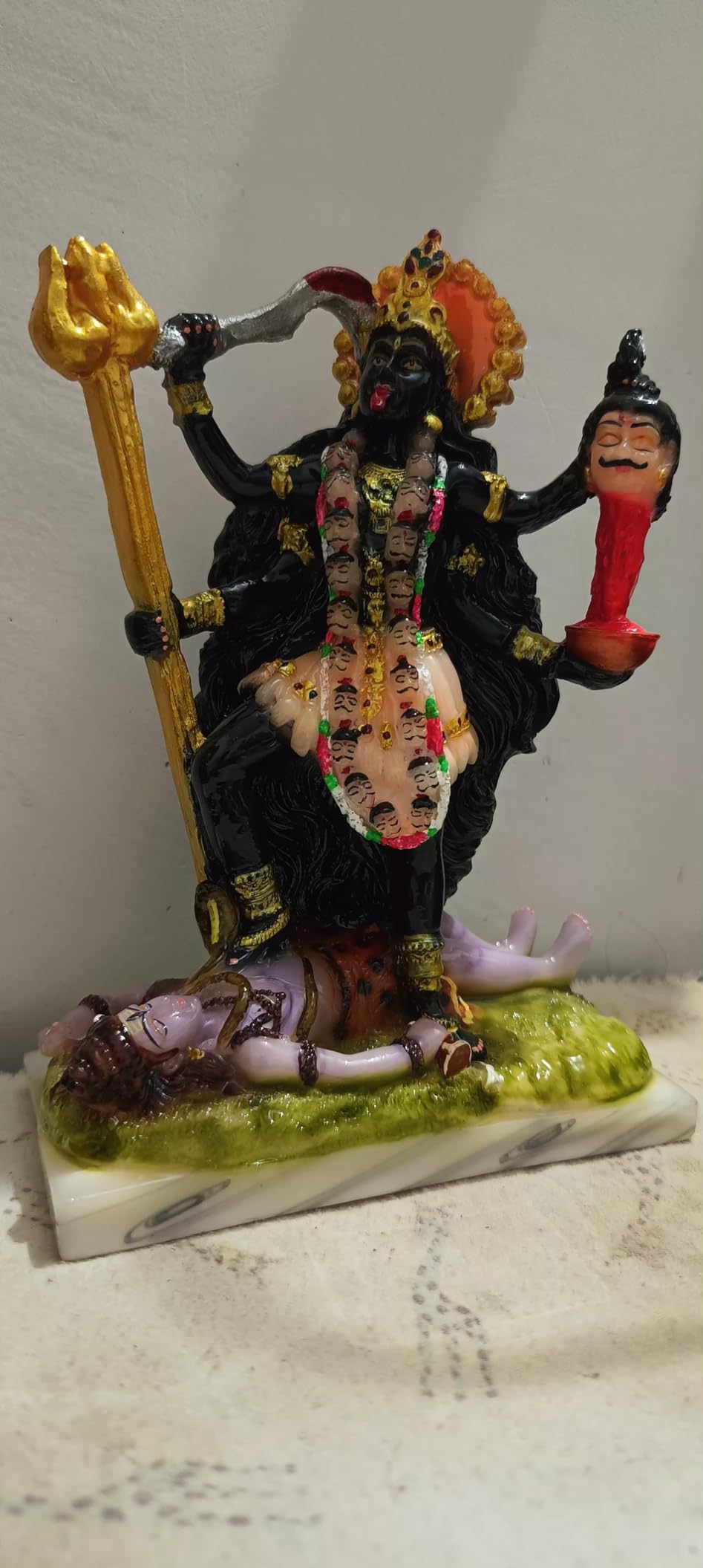 Kali Rama Buy Rama Collections Navaratri Handicrafts Black Marble 9 Inch Gooddess ...