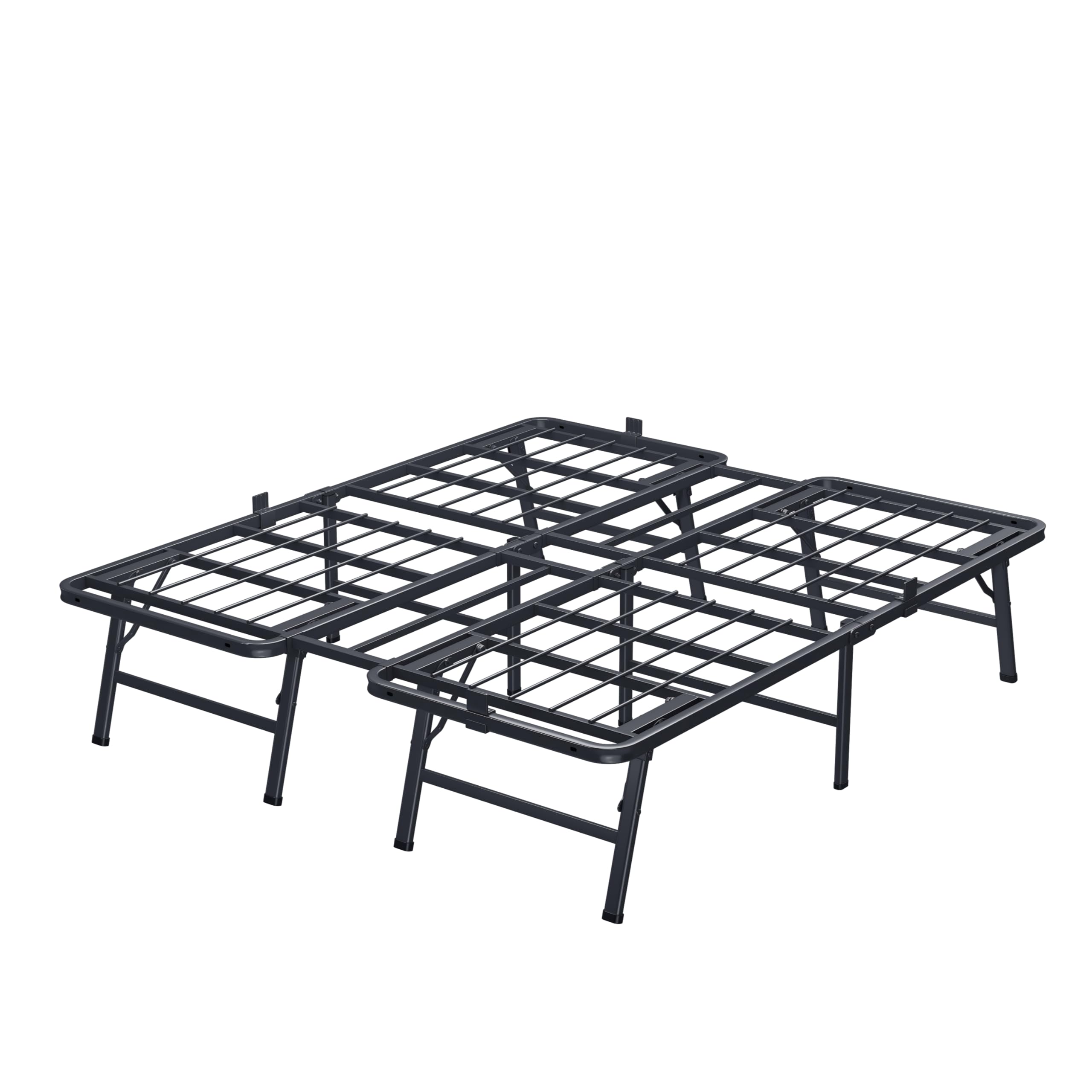 VIPSHOW 12 Inch Queen Metal Folding Bed Frame Tool-Free Platform