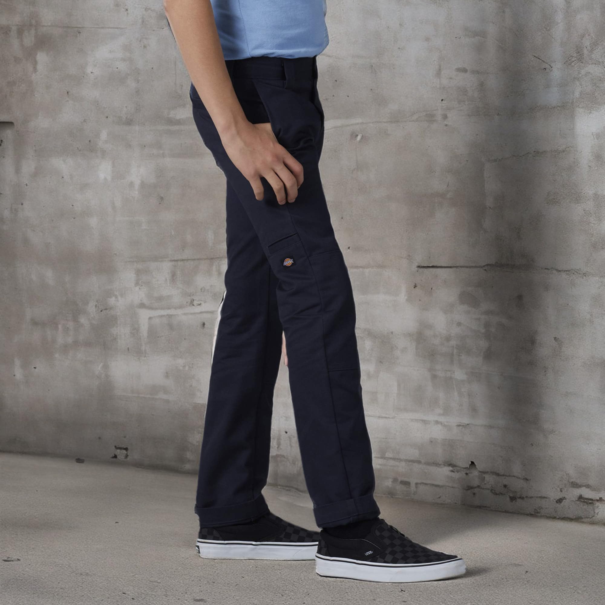 Dickies Skinny Straight Double Knee Pant Pantalones para Niños