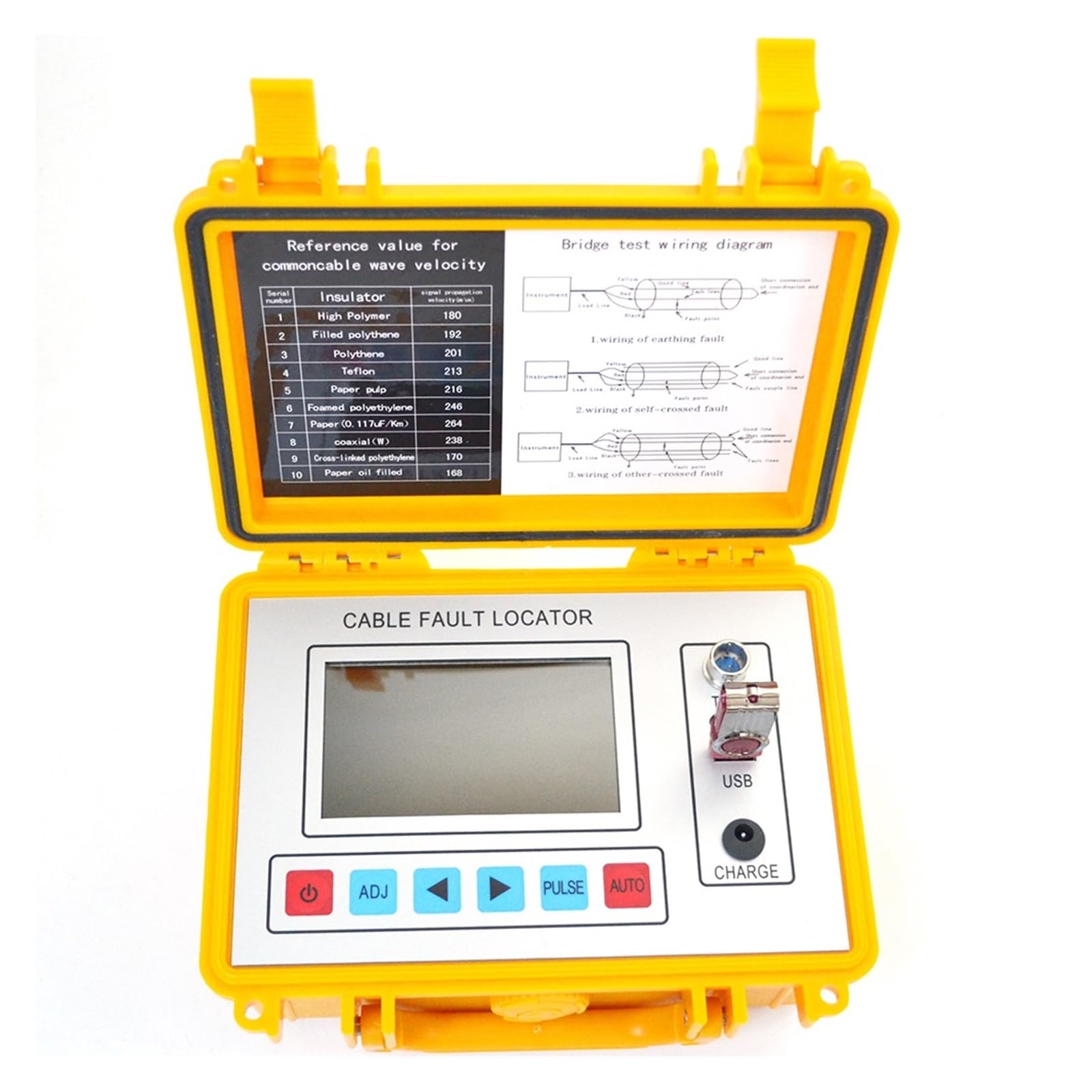 Tester per Cavi, Localizzatore Intelligente Di Guasti Ai Cavi, Strumento Portatile Da Campo Che Funziona Con Metodi TDR E Bridge