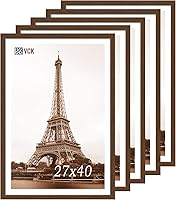 Vista 69 de VCK Marco para póster con plexiglás pulido, juego de 5 formatos horizontal y vertical, incluye piezas metálicas para colgar, 18 x 24 pulgadas