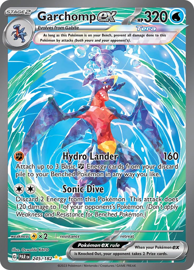 ポケモン - Garchomp ex 245/182 - Paradox Rift - スペシャルイラストレア - シングルカード