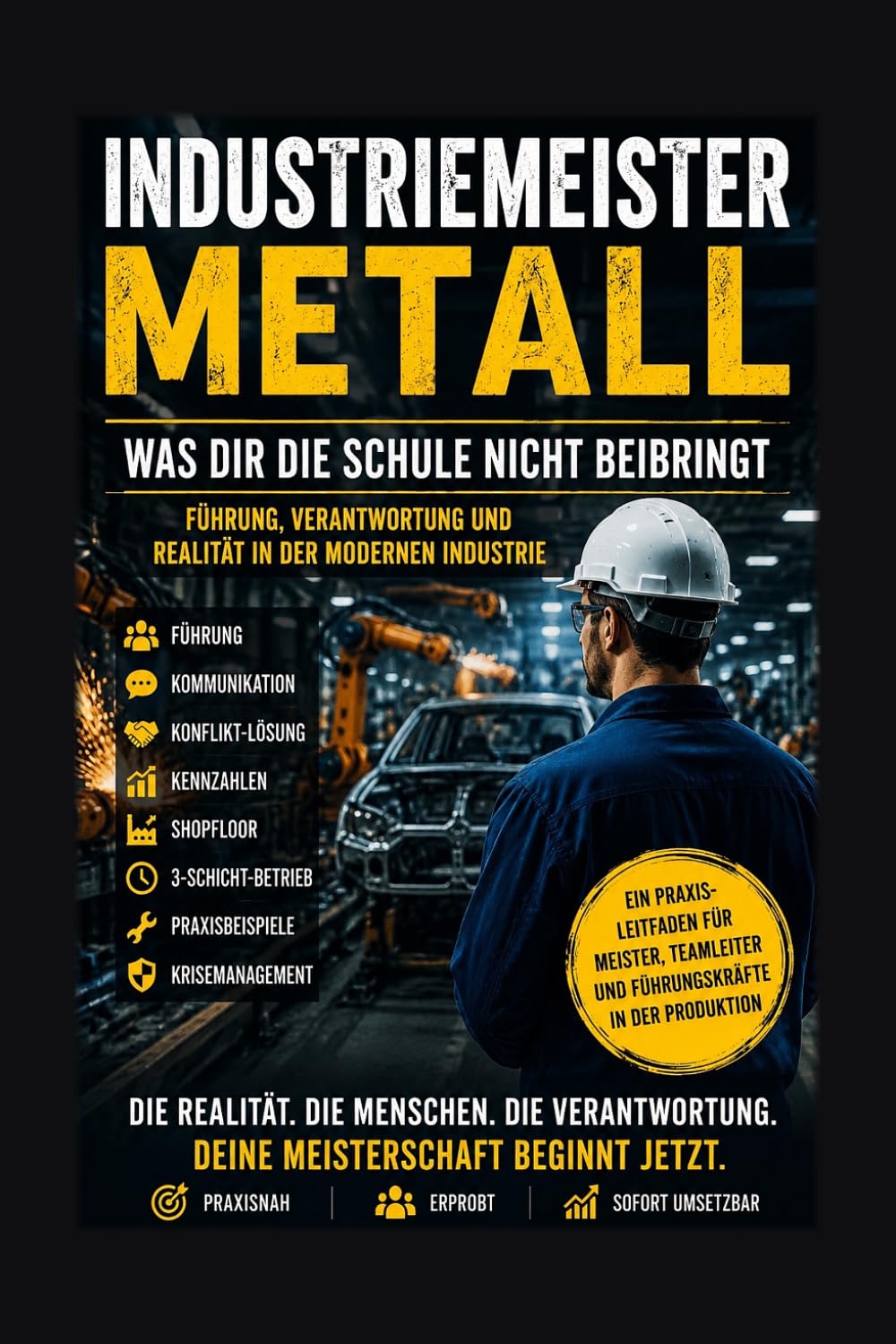 Industriemeister Metall: Was dir die Schule nicht beibringt: Das Praxishandbuch für echte Führung in der Fertigung