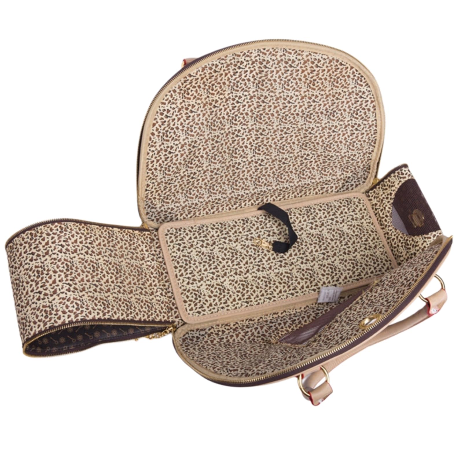 Borsa Viaggio Animali di Trasporto per Domestici Lusso Pieghevole Cani Piccoli, da Portatile Chihuahua E Yorkshire Terrier Viaggi All'aperto-Size S-l