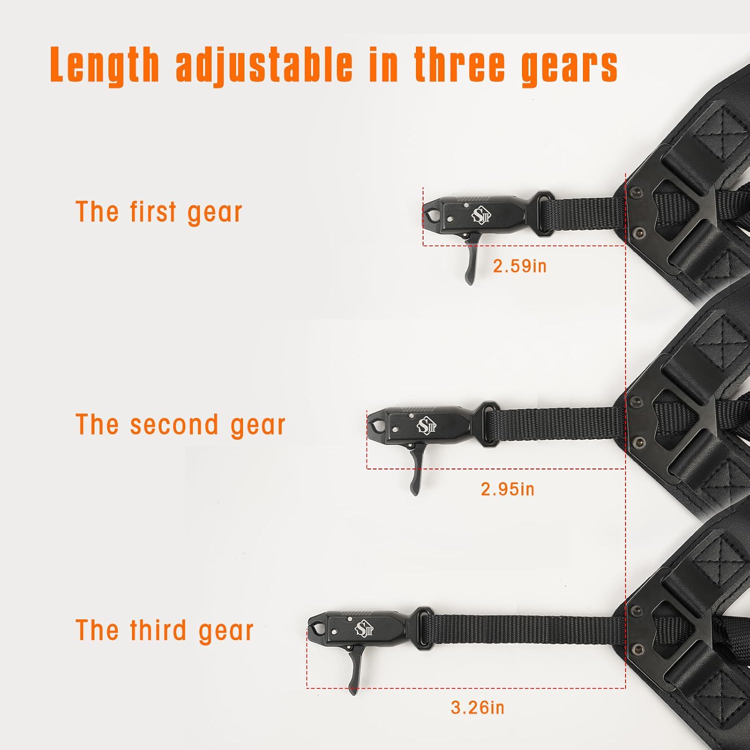 Adjustable Compound Bow Wrist Strap Archery Release Aid | Adjustable trigger design, metal construction, fits adult youth for compound bow hunting target shooting practice