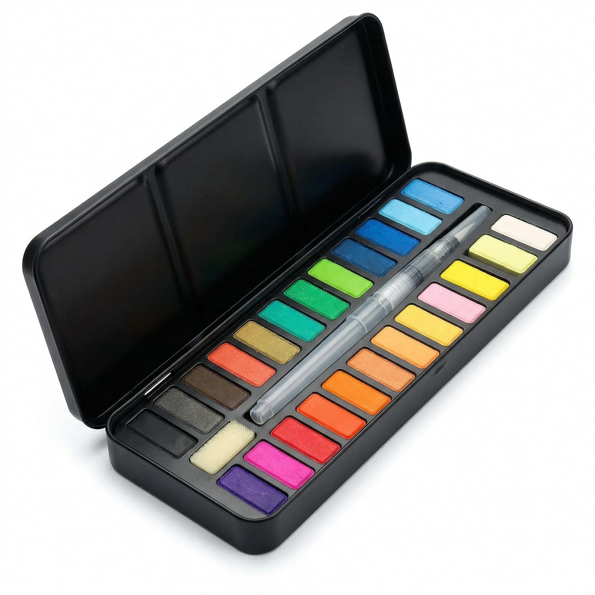 set peinture aquarelle 24 couleurs