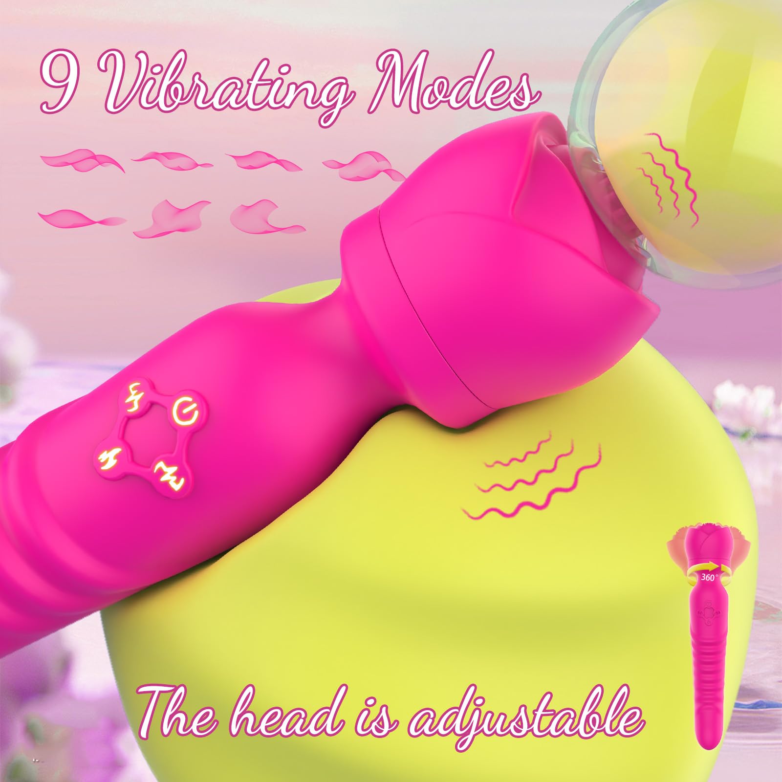 Amazon.com: Rose Sex Toy Vibrator Wand, Clitoral Stimulator with Heating  Function, Mini Rose Toy Vibrating Ball for Clitoris, G-spot Stimulation  Wand Massager Waterproof, Adult Sex Toys for Women or Couples : Health