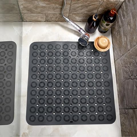 Bybaby Slikon Yumuşak Taban Kare Masajlı Banyo Paspası 54x54 cm Rahatlatıcı