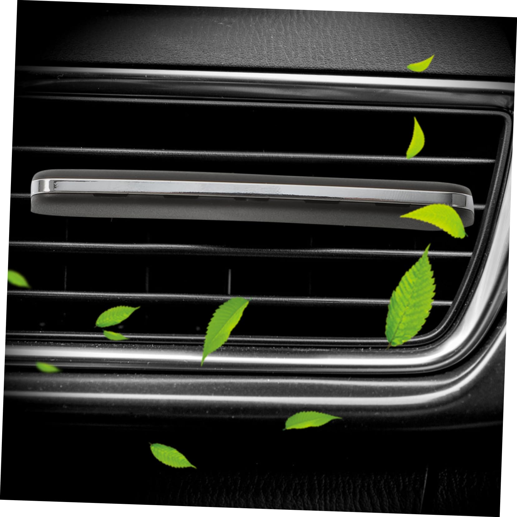 VALICLUD Ambientador de Coche Magnético para Rejilla, Difusor de Fragancia Oculto Placa Cerámica y Aleación de Aluminio, Adecuado para Interior del Coche