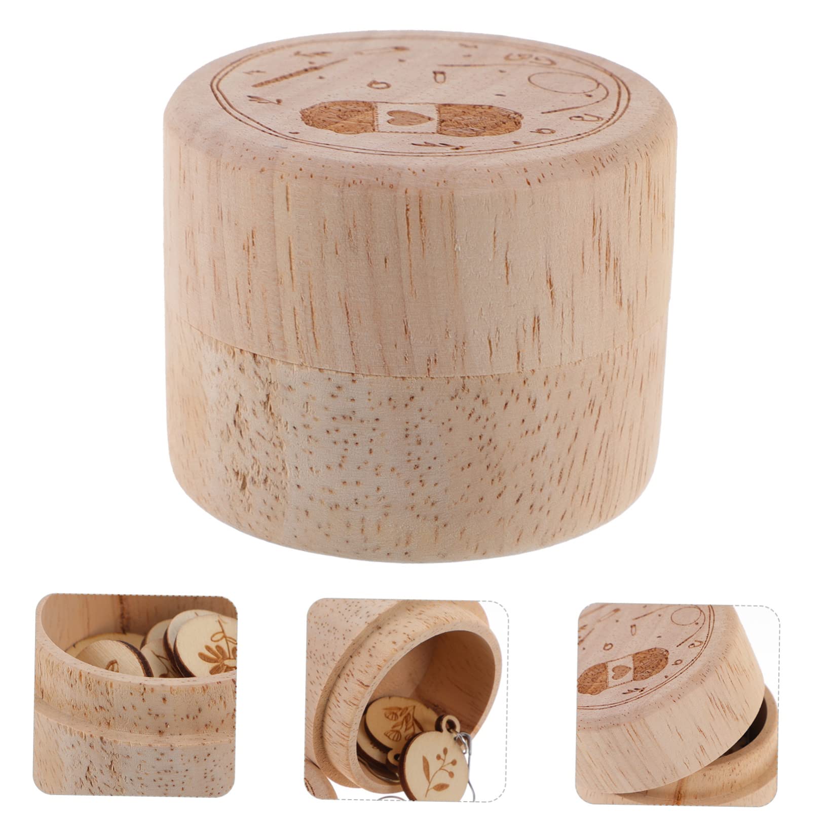 SEWACC 4juegos Marcadores De Punto Madera Para Crochet De Caja Accesorios De Costura Para Tejer y Bordar Para Errores y Seguimiento De Proyectos