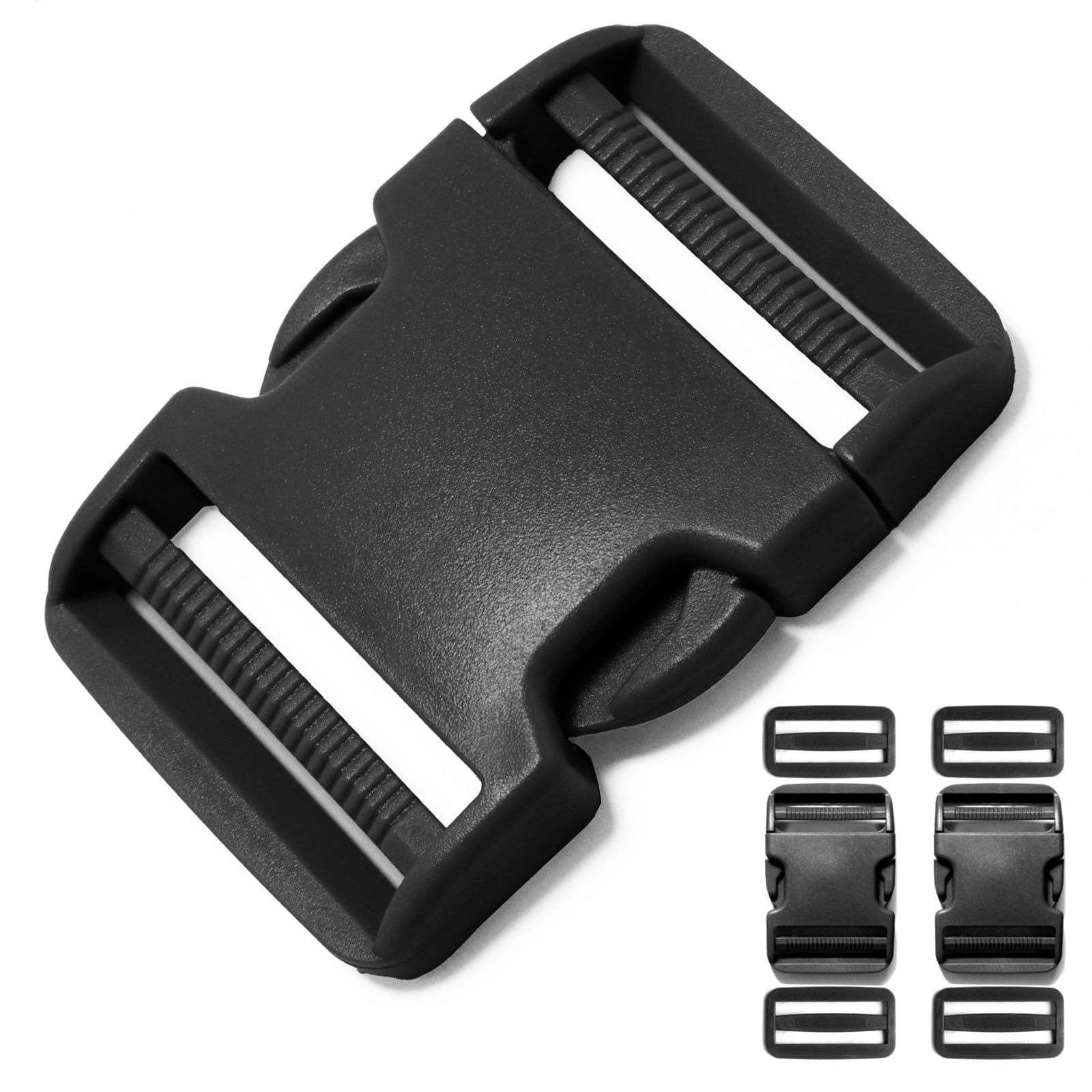 Unisex Adult Side Release Buckle for Strap Plastic buckles for backpack replacement repair (pack of 2)
