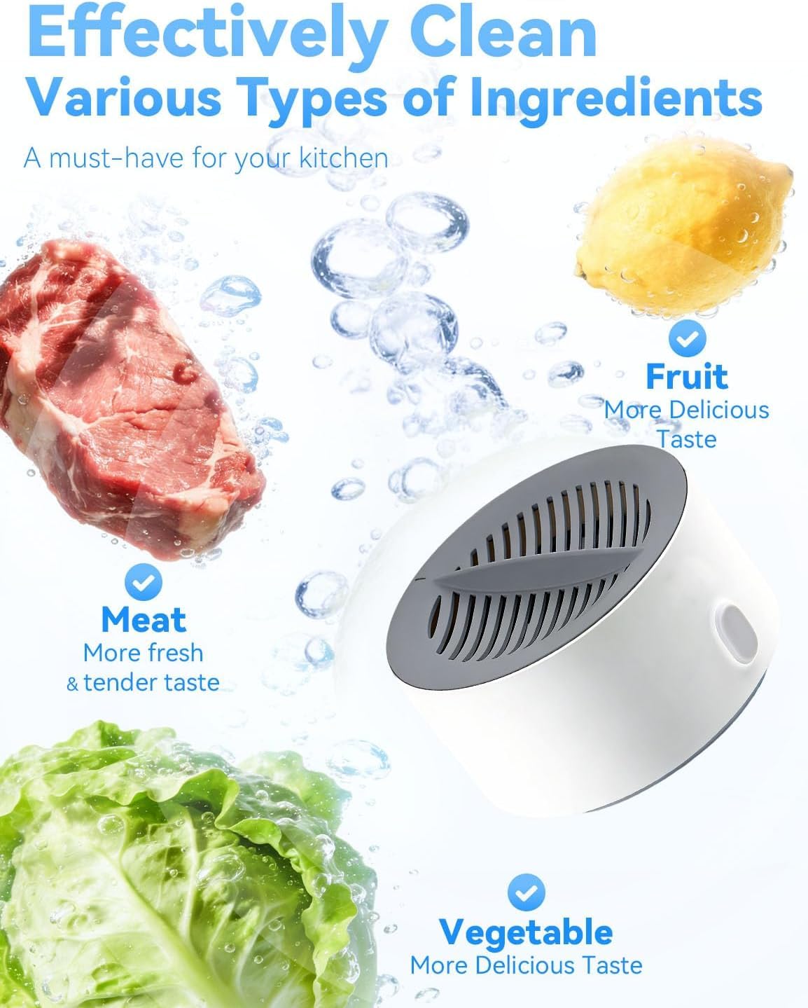 puriproduce Fruit and Vegetable Washing Machine — view 6