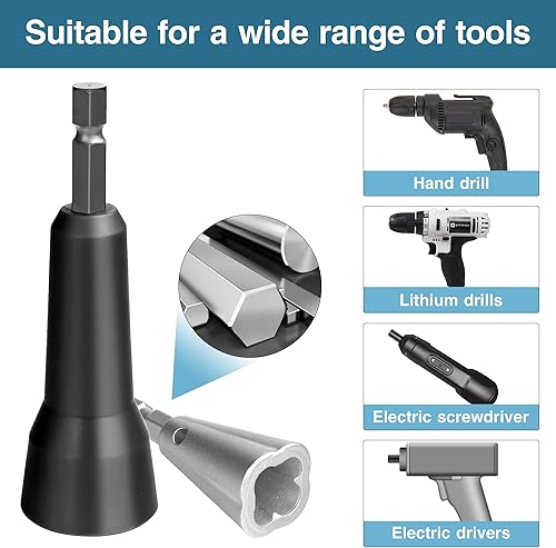 Miniatura 3 de Tornador de tuerca de alambre, herramienta de torsión de alambre, herramienta de torsión de alambre para taladro, enchufe de conector de alambre