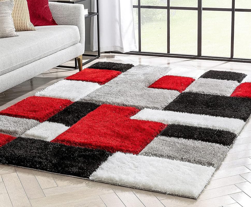 Image of Royal Look Edition Large 36 X 60 Inch Carpets for Home | Premium Shaggy Fur Rug Runner | Anti-Skid Bedroom Carpet |Premium Living Area Office Sofa Room (3X5 feet)