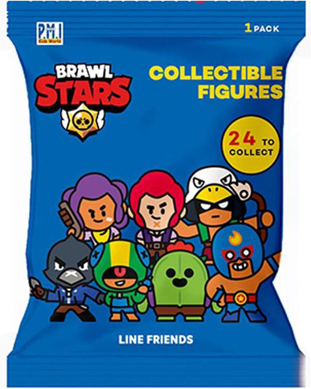 Brawl Stars P.M.I Blindbag Collectible Figure - 1 Pack (S1) (Random) (BRW2005) : Toys & Games