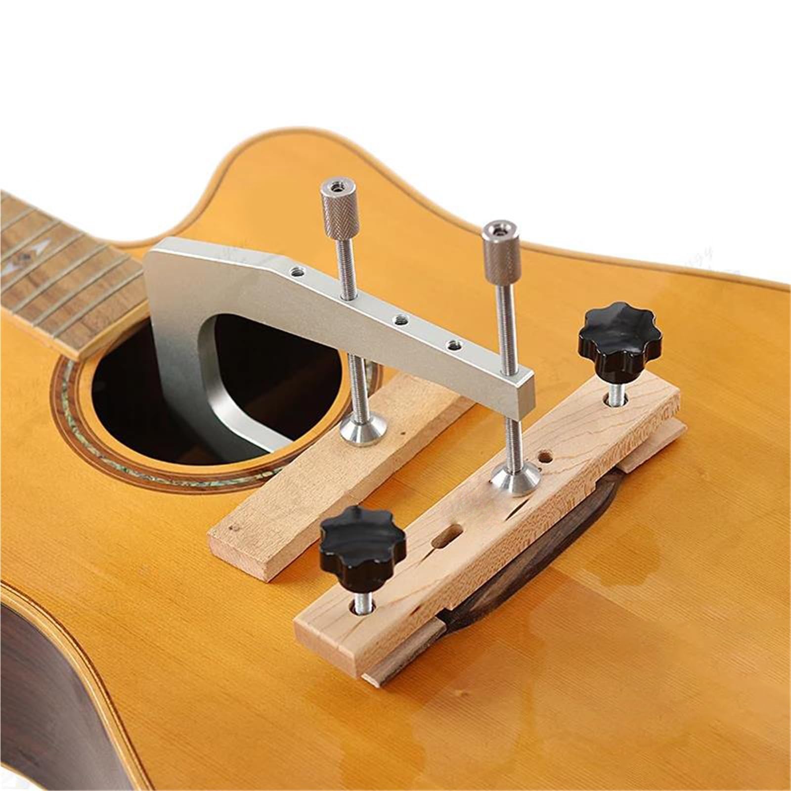 Wielootworowe Narzędzie Do Mocowania Mostka Gitarowego Gitar Klasycznych I Akustycznych (do Klejenia/naprawy) Akcesoria Gitary