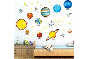 Decowall Planets in The Space Kids Wall Decals