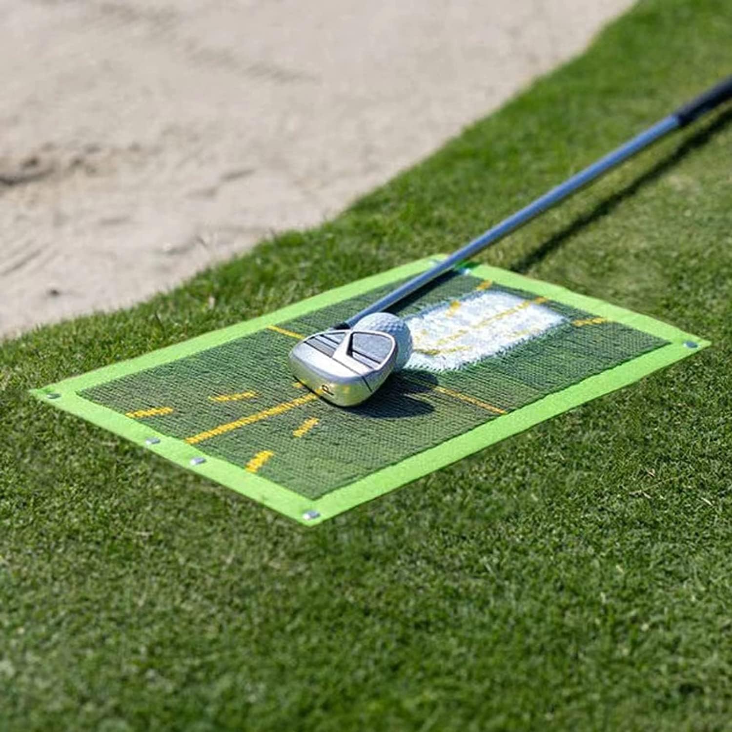 Tapis de Balançoire de Golf, Tapis de Frappe et d'Entraînement de Golf Portable - Détection de Swing et Pratique