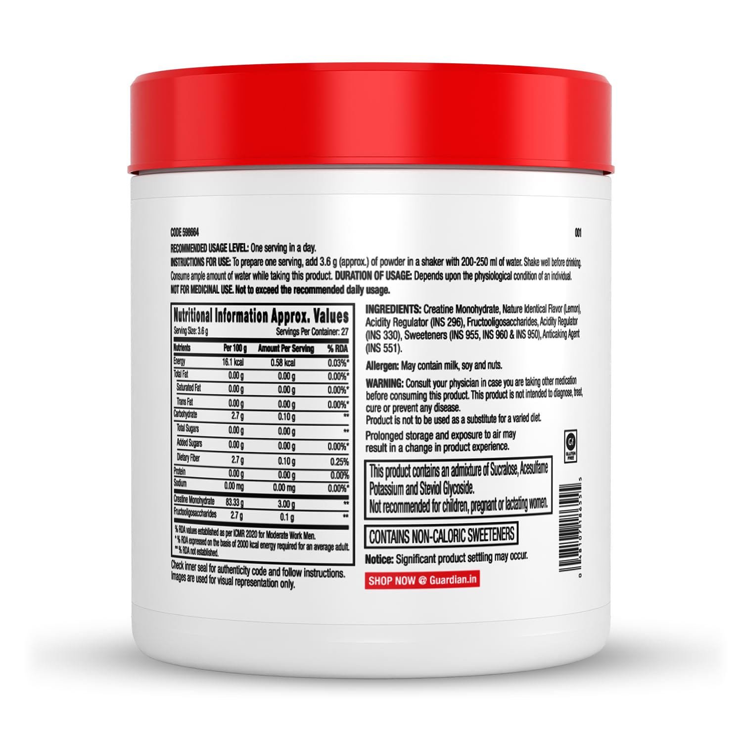 GNC Creatine Monohydrate PRO Performance Powder | 3g, Micronized | 100g — Amazon image 4