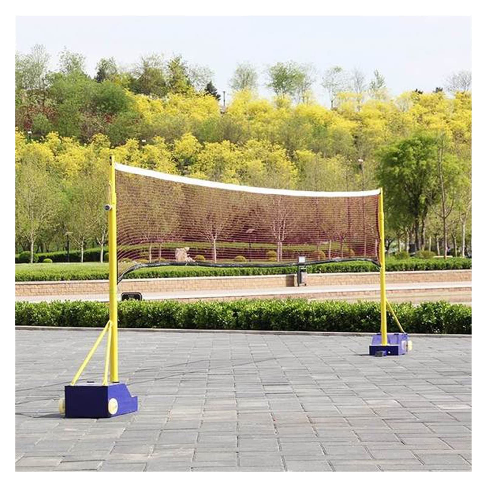 Trening profesjonalny Mesh Standard Badminton Net Sport Net Net Outdoor Tennis Vileyball Net Net Net 6.2 * 0,64M (Color : Green)