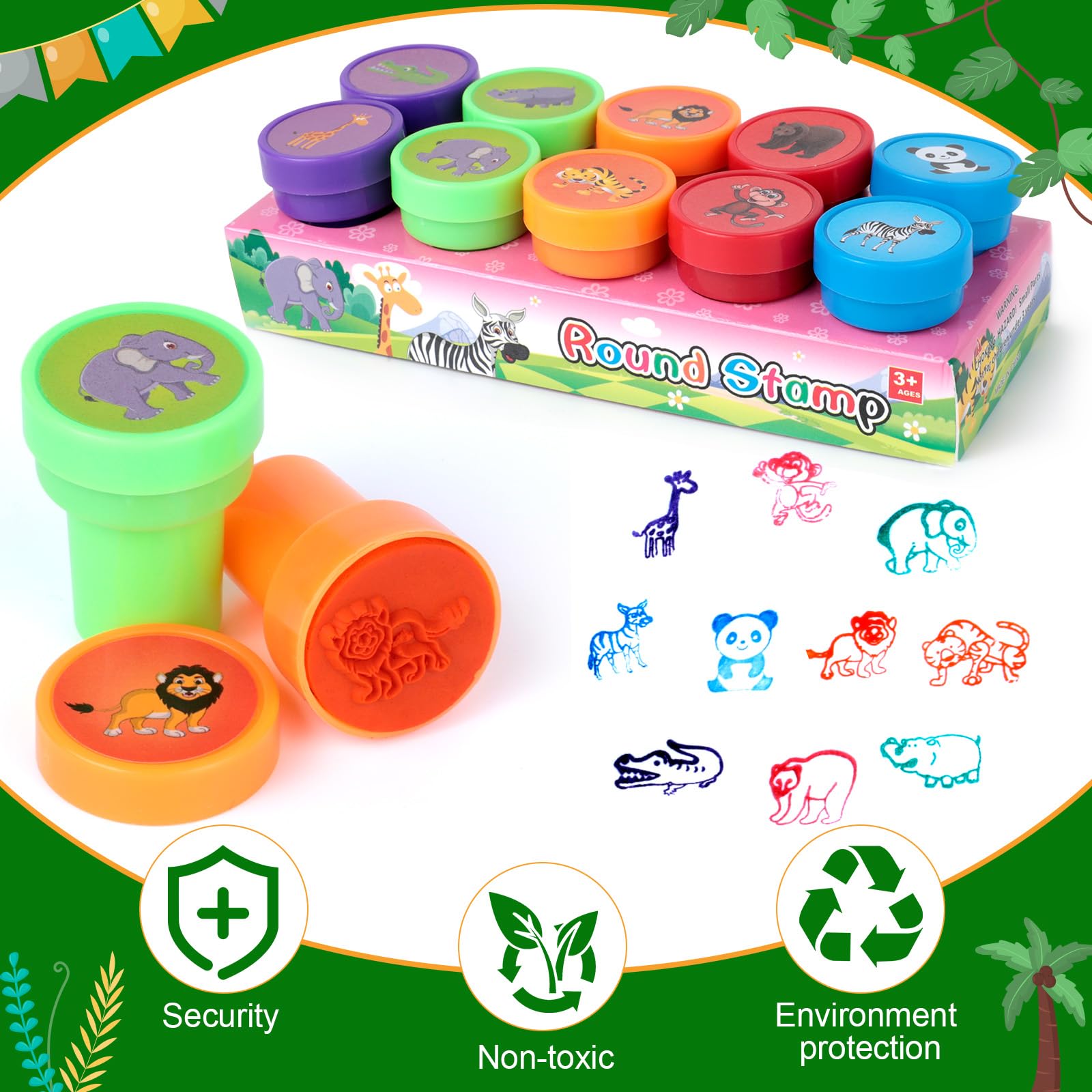 Cobye - Tampon d encre non marquante - Empreintes de main bébes, animaux -souvenir