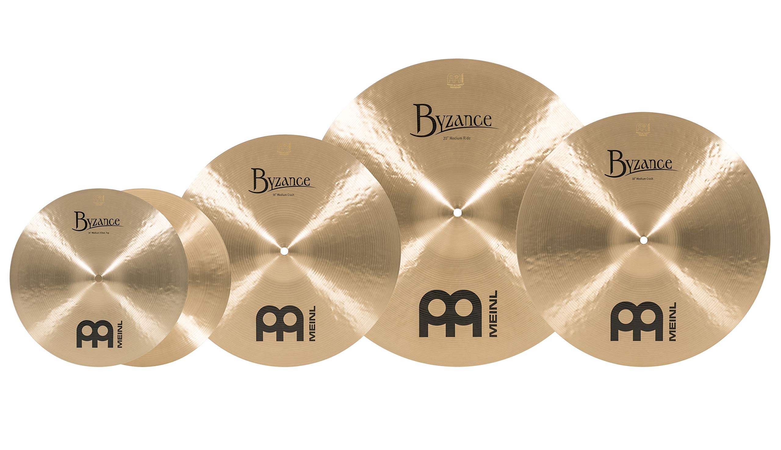 Meinl Byzance Traditional Cymbal Set: 14