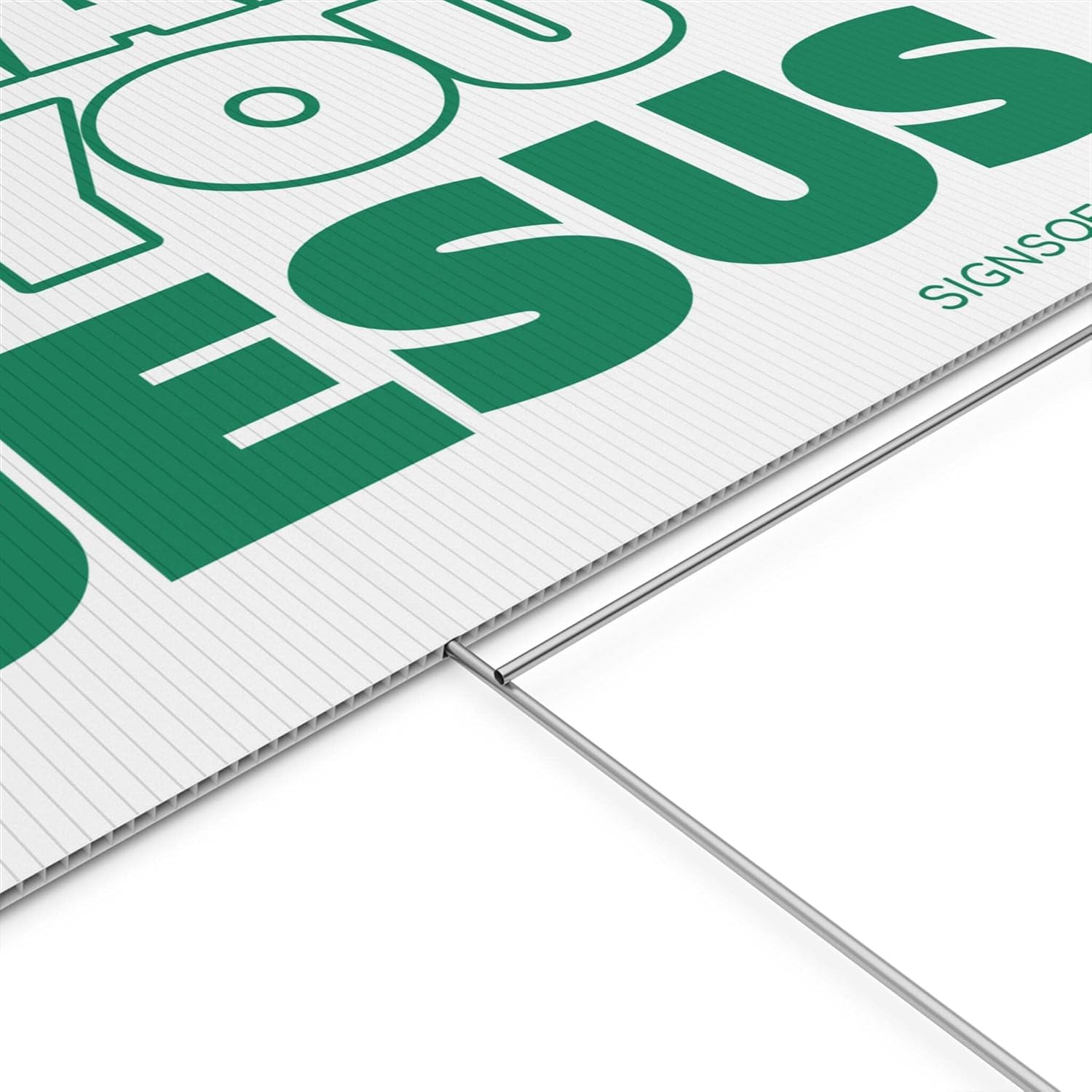 Thank you Jesus yard Sign Double sided